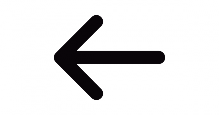 700x368 Back Arrow Icon Png Vector, Clipart