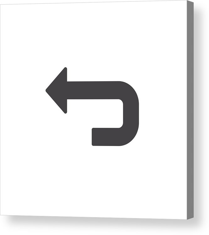 666x750 Back Arrow Icon Vector, Filled Flat Sign, Solid Pictogram Isolated