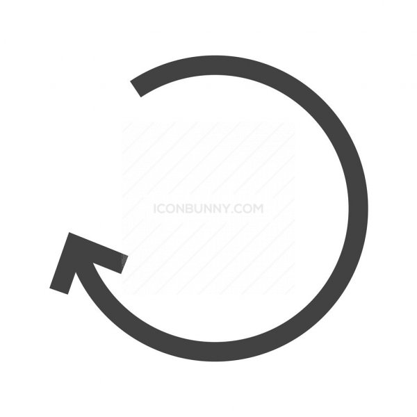 600x600 Left Back Arrow Glyph Icon