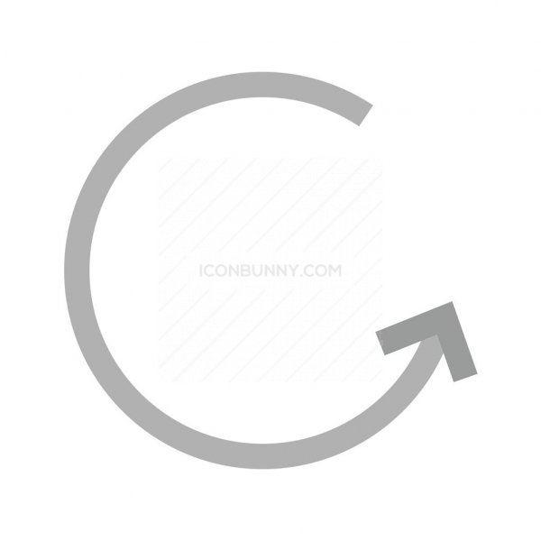 600x600 Right Back Arrow Greyscale Icon