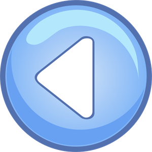 300x300 Blue Back Button Png, Clip Art For Web