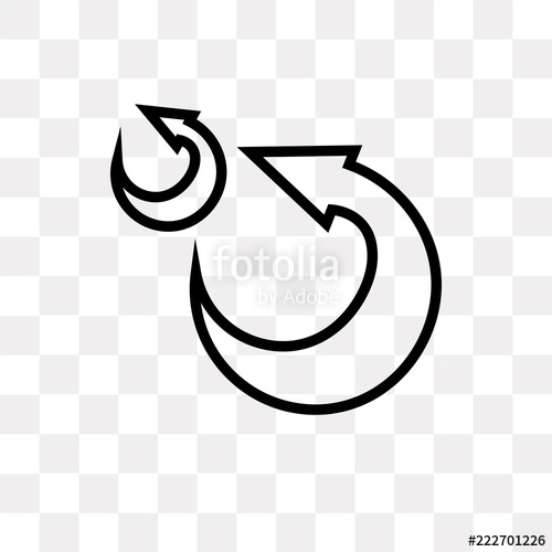 500x500 Go Back Button Icon On Transparent Background Modern Icons Vector