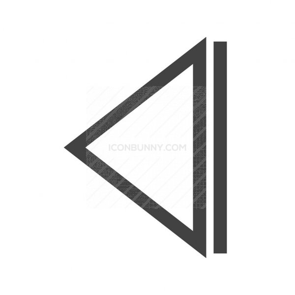 600x600 Arrow Back Glyph Icon