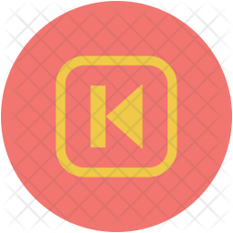 256x256 Back Button Icon Of Flat Style