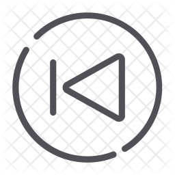 256x256 Back Button Icon Of Line Style