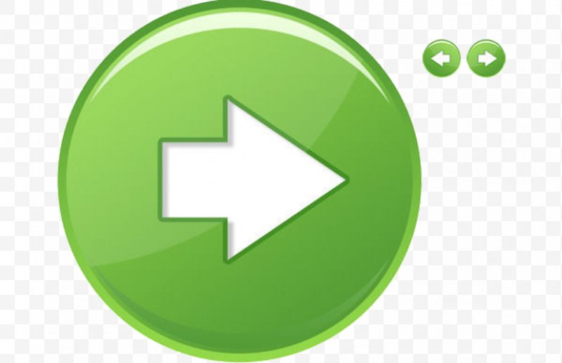 800x517 Arrow Icon, Png, Button, Area, Brand, Green, Icon