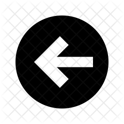 256x256 Go Back Icon Of Glyph Style