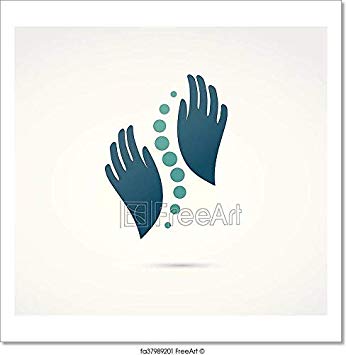 346x355 Chiropractic, Massage, Back Pain And Osteopathy Icon