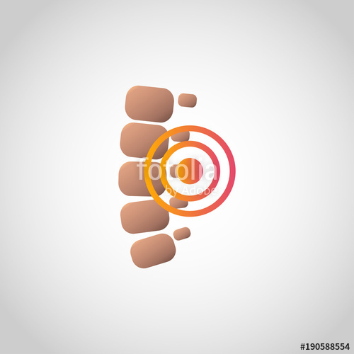 500x500 Back Pan Design, Infographic Health Vector Illustration