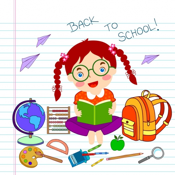 600x600 Back To School Background Hand Drawing Education Icons Free Vector