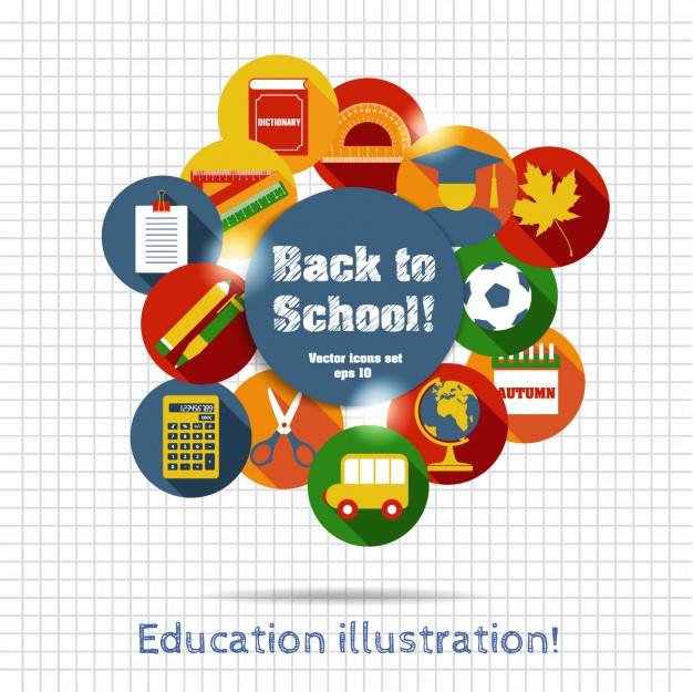 626x625 Back To School Icon Set Vector Free Download
