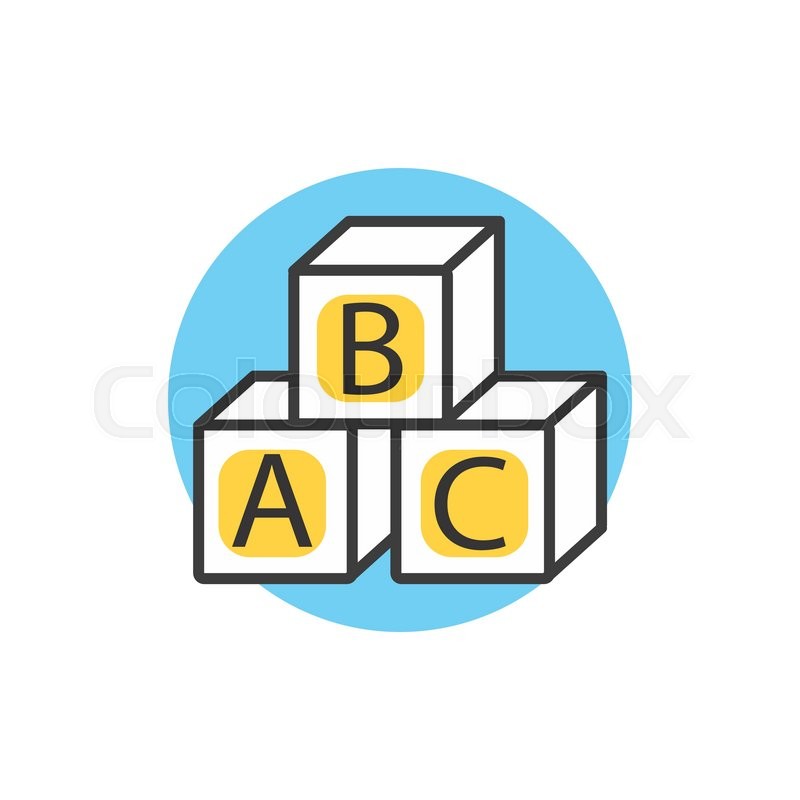 800x800 Concept Back To School Icon Stock Vector Colourbox