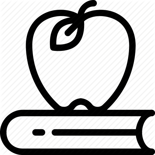 512x512 Apple, Back To School, Book, Education, Reading, School Icon