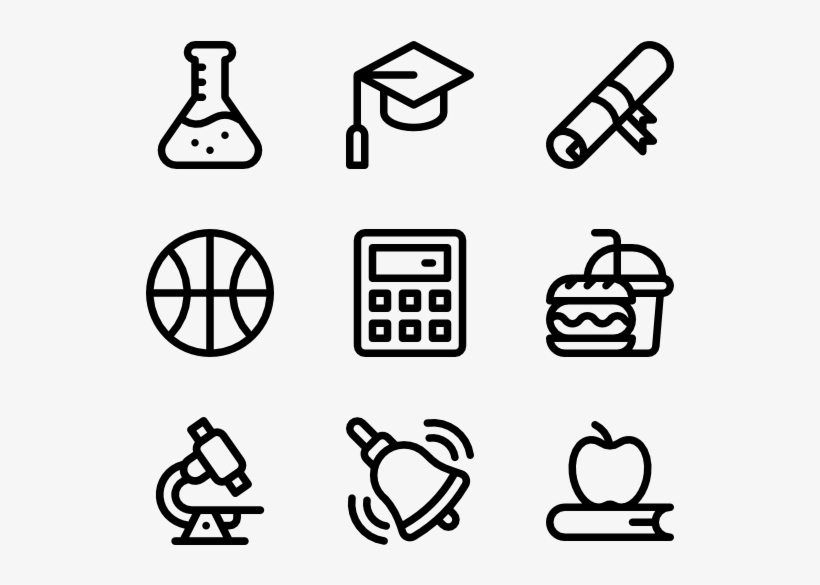 820x585 Back To School Icons
