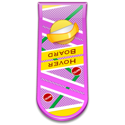 256x256 Get Free Icons Hoverboard Icon Back To The Future Icons Tv