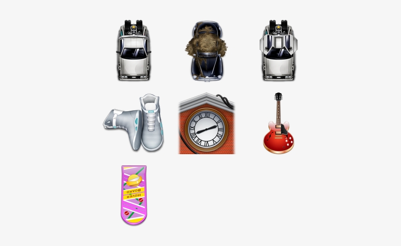 820x504 Back To The Future Icon Pack