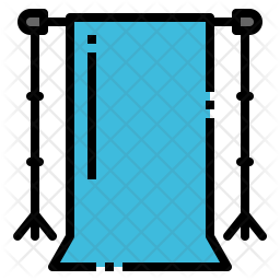 256x256 Backdrop Icon Of Colored Outline Style