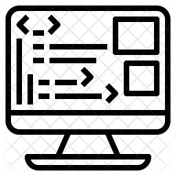 256x256 Backend Developer Icon Of Line Style