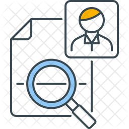 256x256 Employee Background Check Icon Of Colored Outline Style