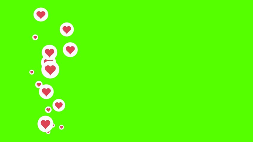 852x480 Social Media Background Green Screen Stock Footage Video