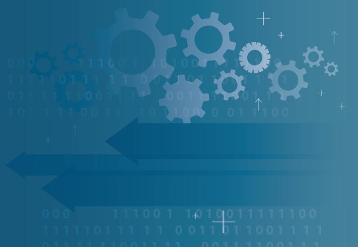 711x490 Abstract Technology Arrow Icon And Computer Code Programming