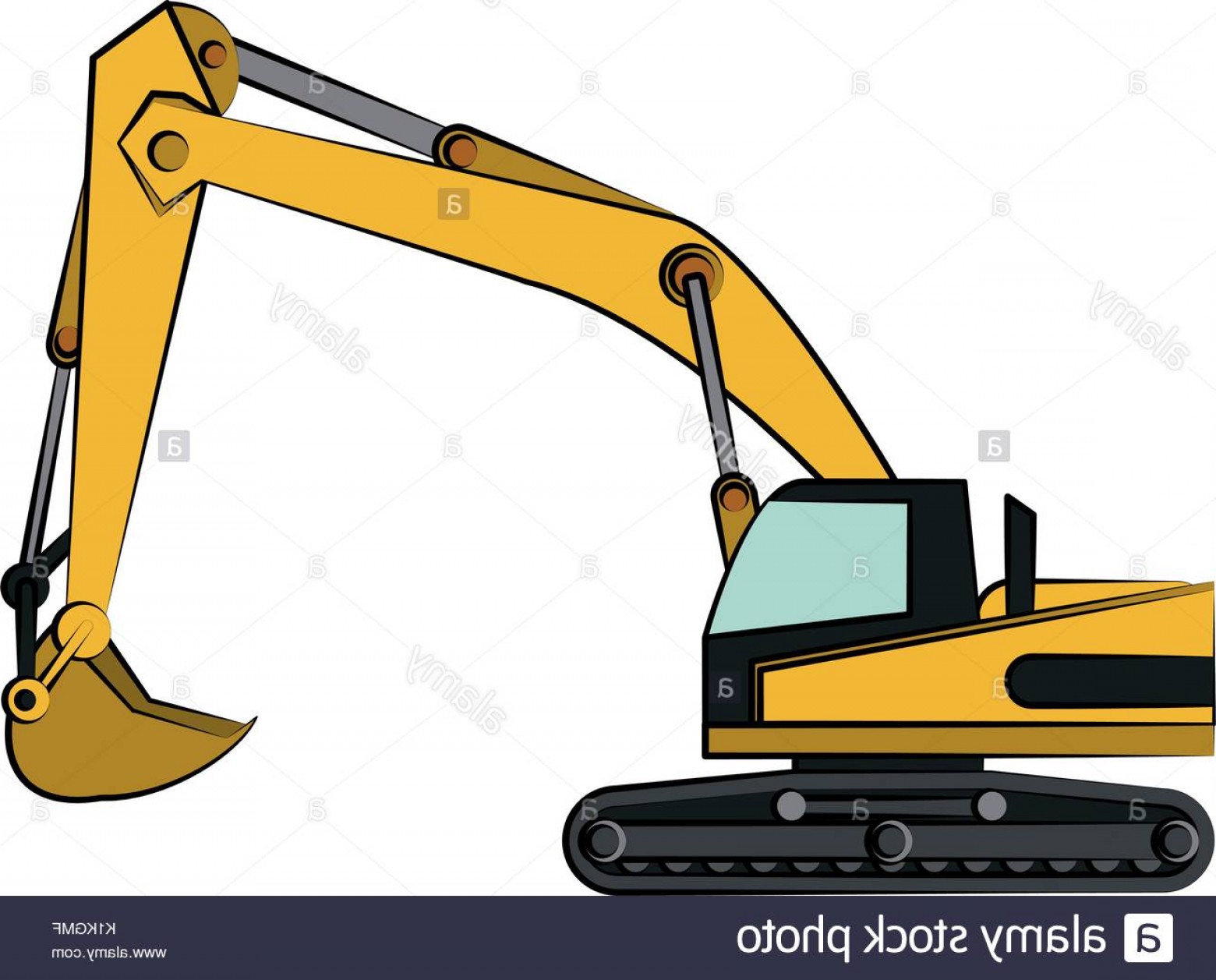 1560x1257 Backhoe Construction Heavy Machinery Icon Image Vector
