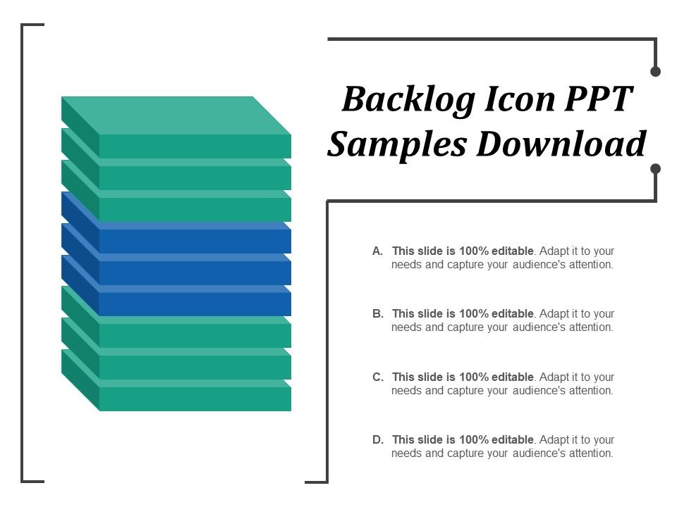 960x720 Backlog Icon Ppt Samples Download Powerpoint Presentation