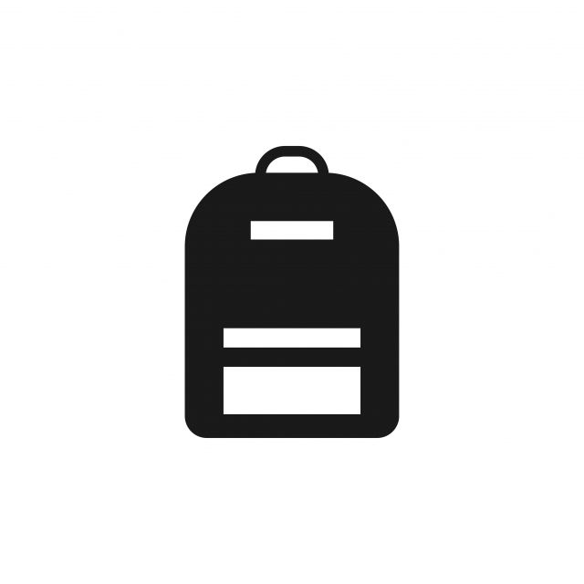 640x640 Backpack Icon Design Template Vector Isolated, Rucksack, Bag