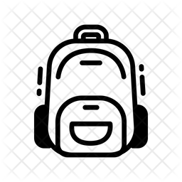 256x256 Backpack Icon Of Glyph Style