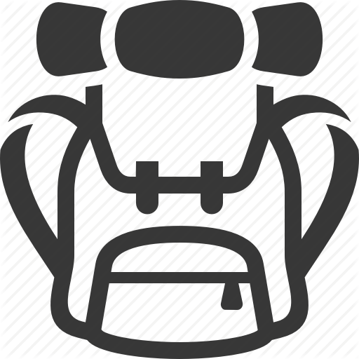 512x512 Backpack, Camping, Hike, Hiking Icon