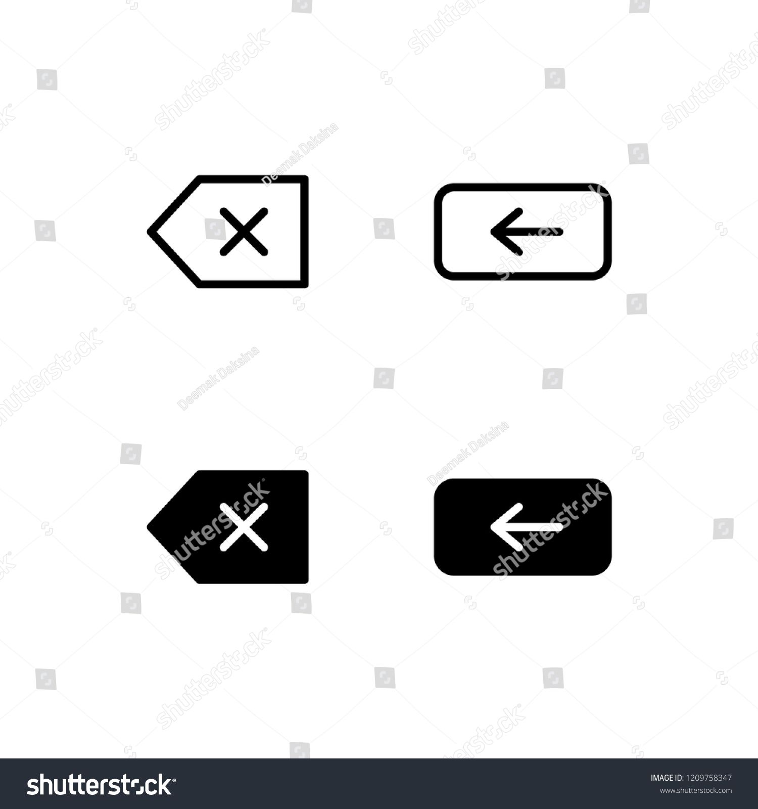 1500x1600 Backspace Icon Design Backspace, Delete, Remove, Backspace Key