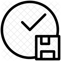 256x256 Time Backup Icon Of Line Style