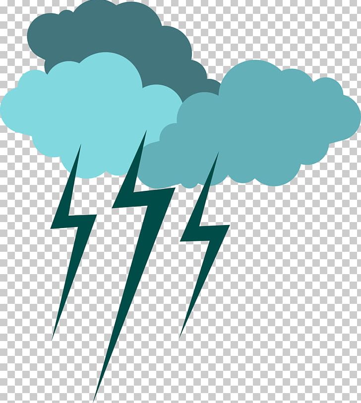 728x813 Blue Flat Lightning Weather Icon Png, Clipart, Aqua, Bad Weather