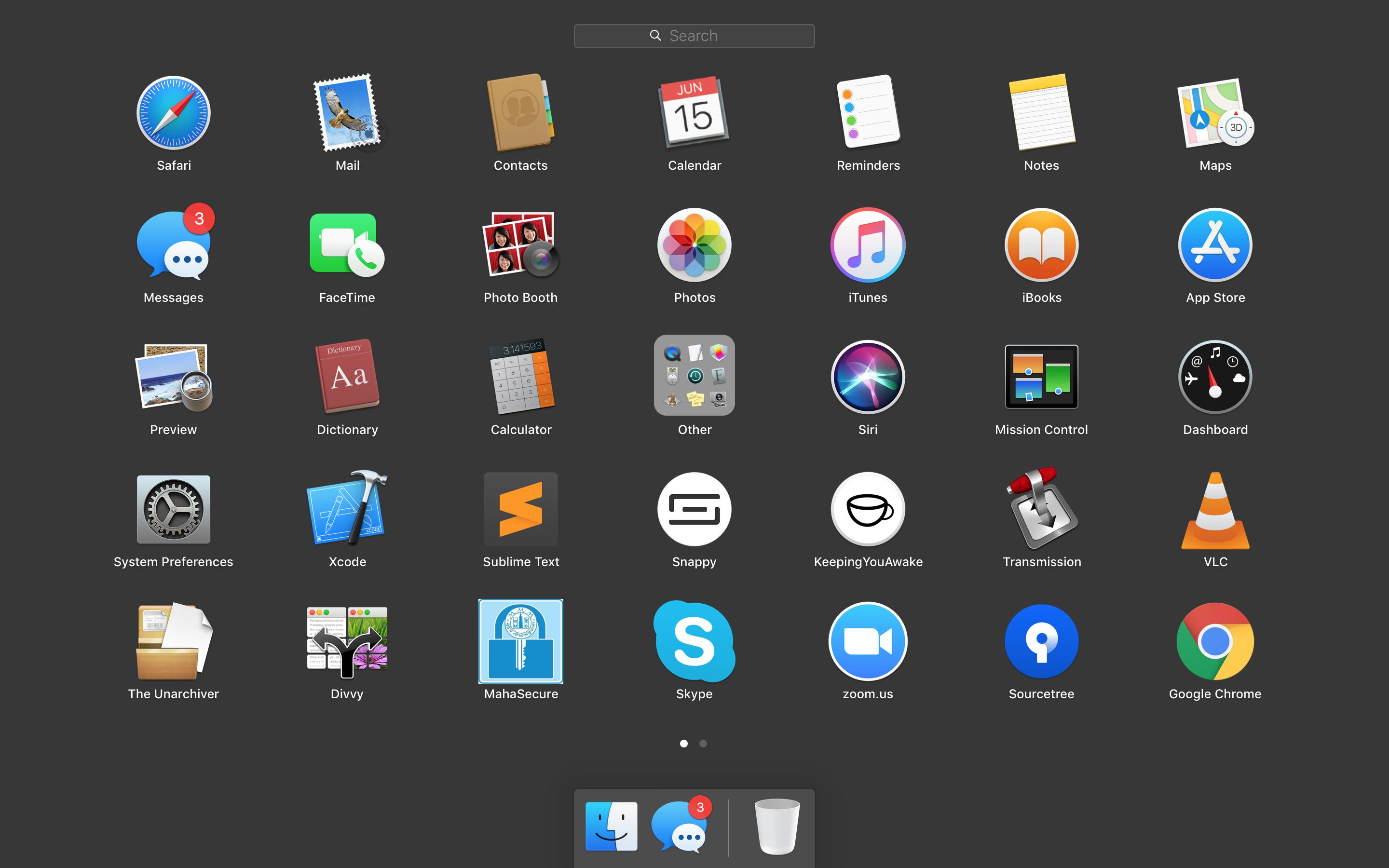 2880x1800 Persistent Badge On Messages App Icon In Macos High Sierra