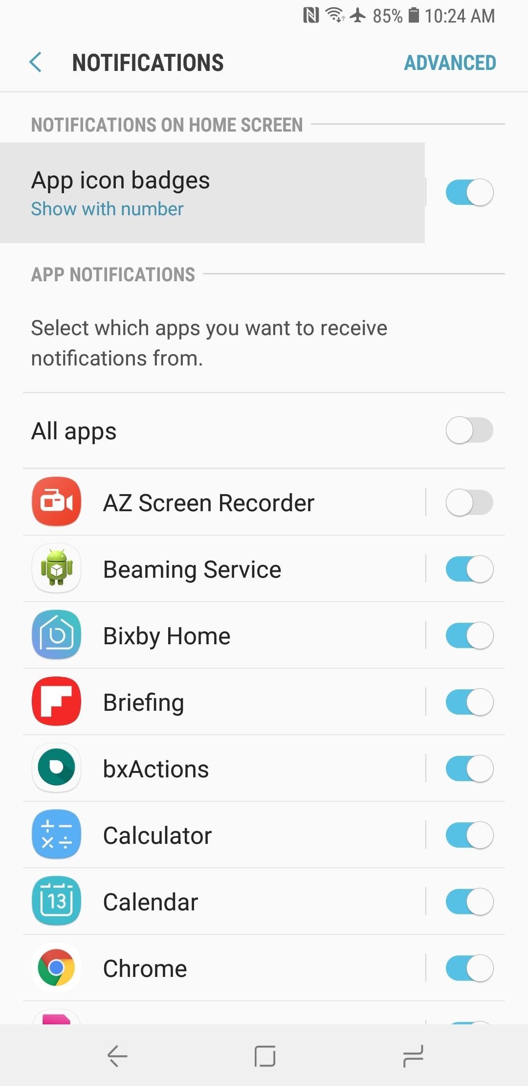1080x2220 How To Disable App Icon Badges Unread Counts On Your Galaxy