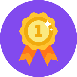 256x256 Medal Icon Flat