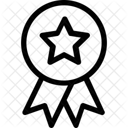 256x256 Quality Badge Icon Of Line Style