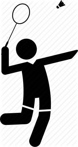 273x512 Attack, Badminton, Player, Smash Icon