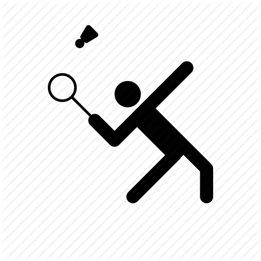 512x512 Badminton, Badminton Player Icon