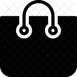 256x256 Shopping Bag Icon Of Glyph Style