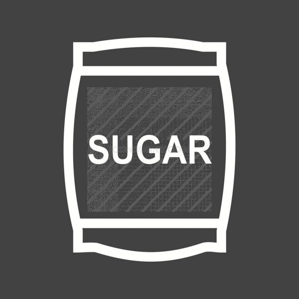 600x600 Sugar Bag Line Inverted Icon