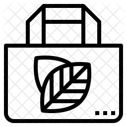 256x256 Tote Bag Icon Of Line Style