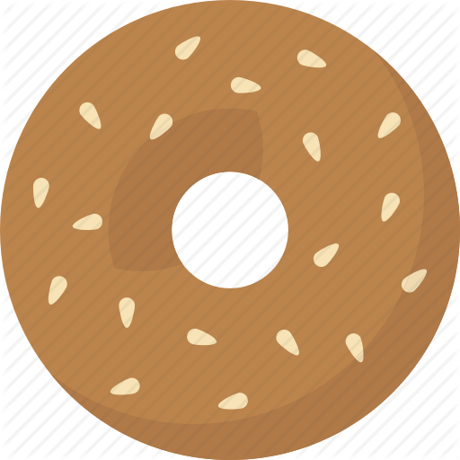 512x512 Bagel, Sesame Icon