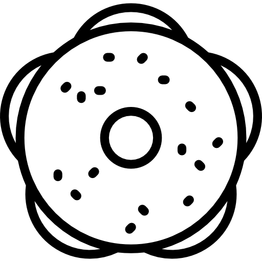 512x512 Jewish Bagels Icons Free Download