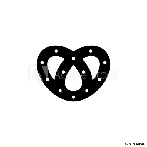 500x500 Bagel, Food, Pretzel Icon Element Of Bakery And Desert Isolated