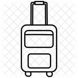 256x256 Baggage Icon Of Line Style