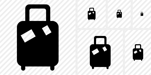 580x290 Baggage Icon Symbol Black Professional Stock Icon And Free Sets