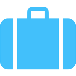 256x256 Caribbean Blue Baggage Icon