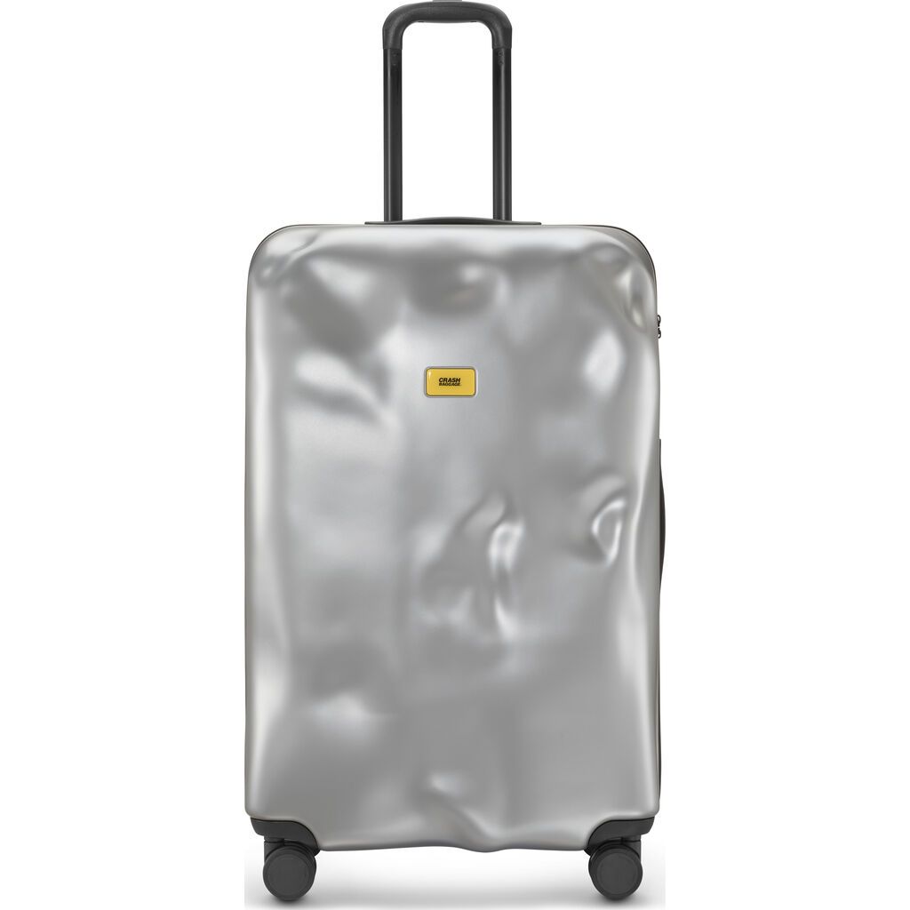 1024x1024 Crash Baggage Icon Trolley Suitcase Metal Silver