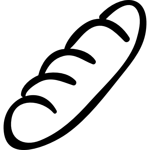 512x512 Bread Baguette Handmade Symbol Icons Free Download